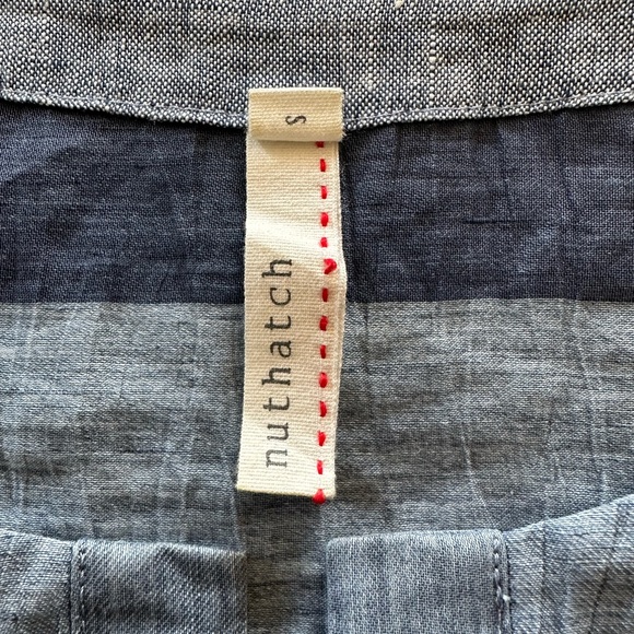 NWOT Nuthatch classic with a twist front placket striped linen dress - Picture 4 of 8